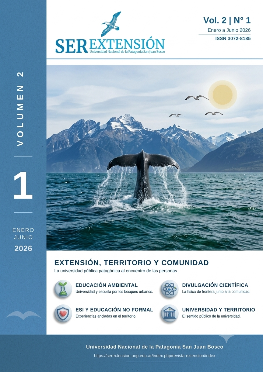 					Ver Vol. 2 Núm. 1 (2026): Revista "SER Extensión" de la Universidad Nacional de la Patagonia San Juan Bosco
				